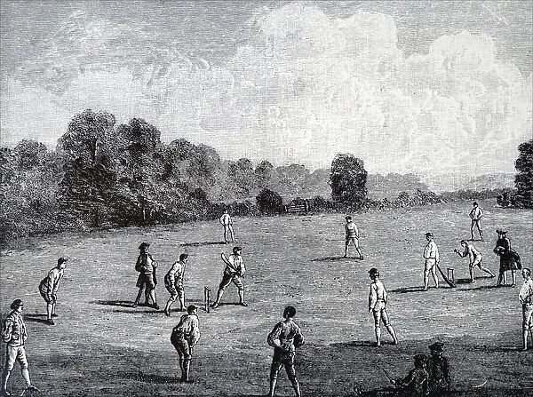 old picture of cricket